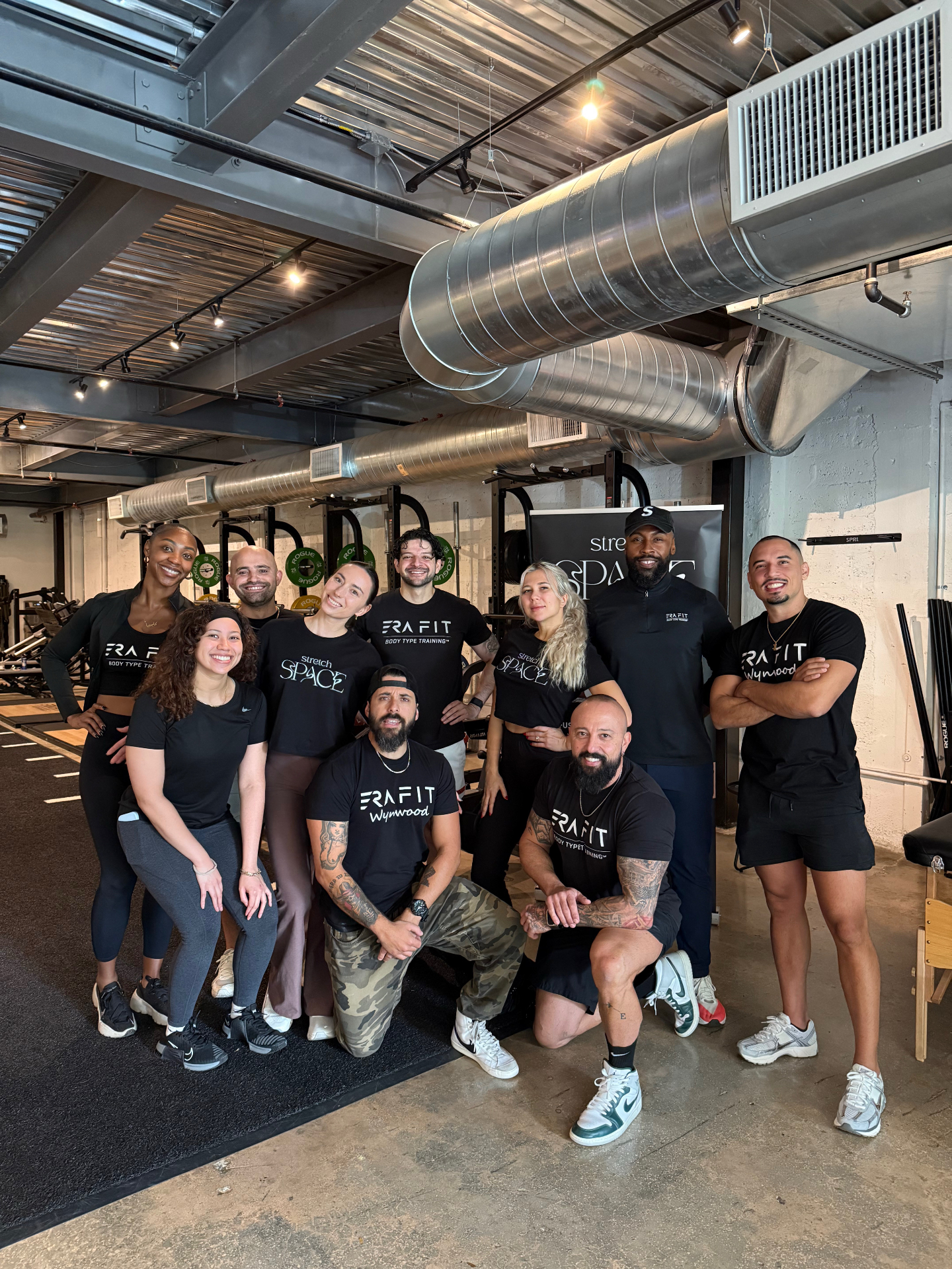 Stretch Space Miami assisted stretching at ERA Fit event