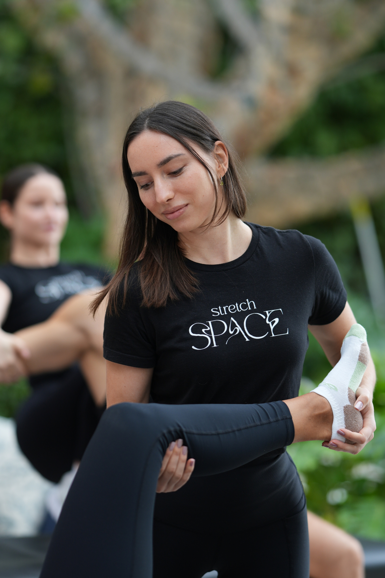 Stretch Space Miami flexibility session at Muse Club event